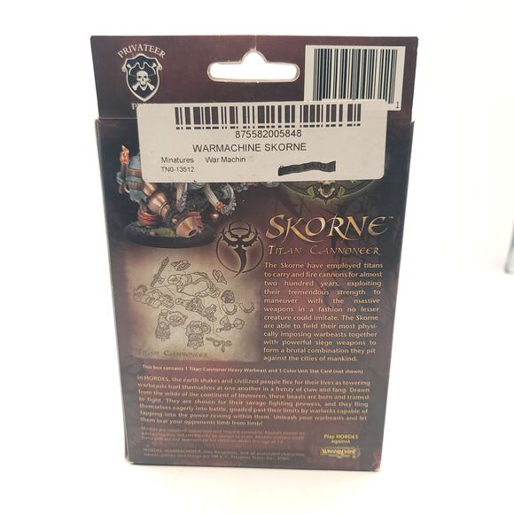 Hordes Skorne Titan Cannoneer Warmachine Table Top Game Figure - Picture 2 of 7